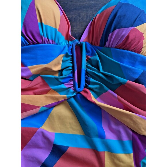 Bleu by Rod Beattie Women's Molded-Cup One-Piece Swimsuit Multicolor Size 10 - Picture 5 of 9